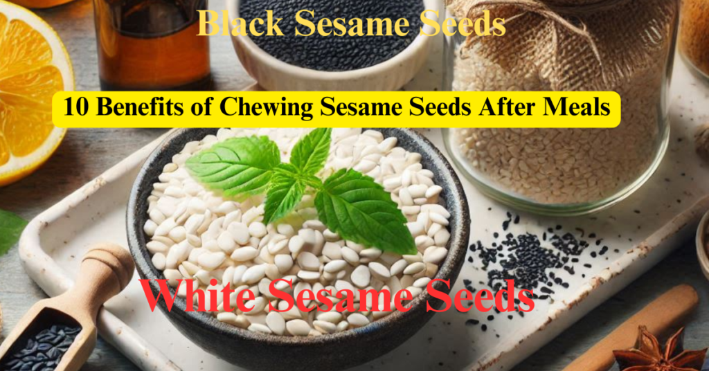 10 Benefits of Chewing Sesame Seeds After Meals